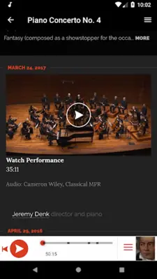 SPCO Classical Concert Library android App screenshot 1